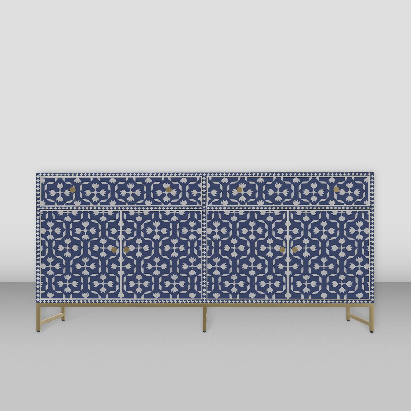 Floral Inlay Sideboard