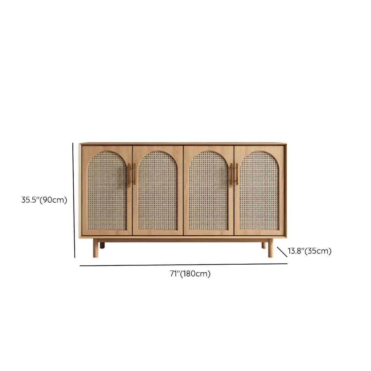 Lyon Christian Rattan Sideboard