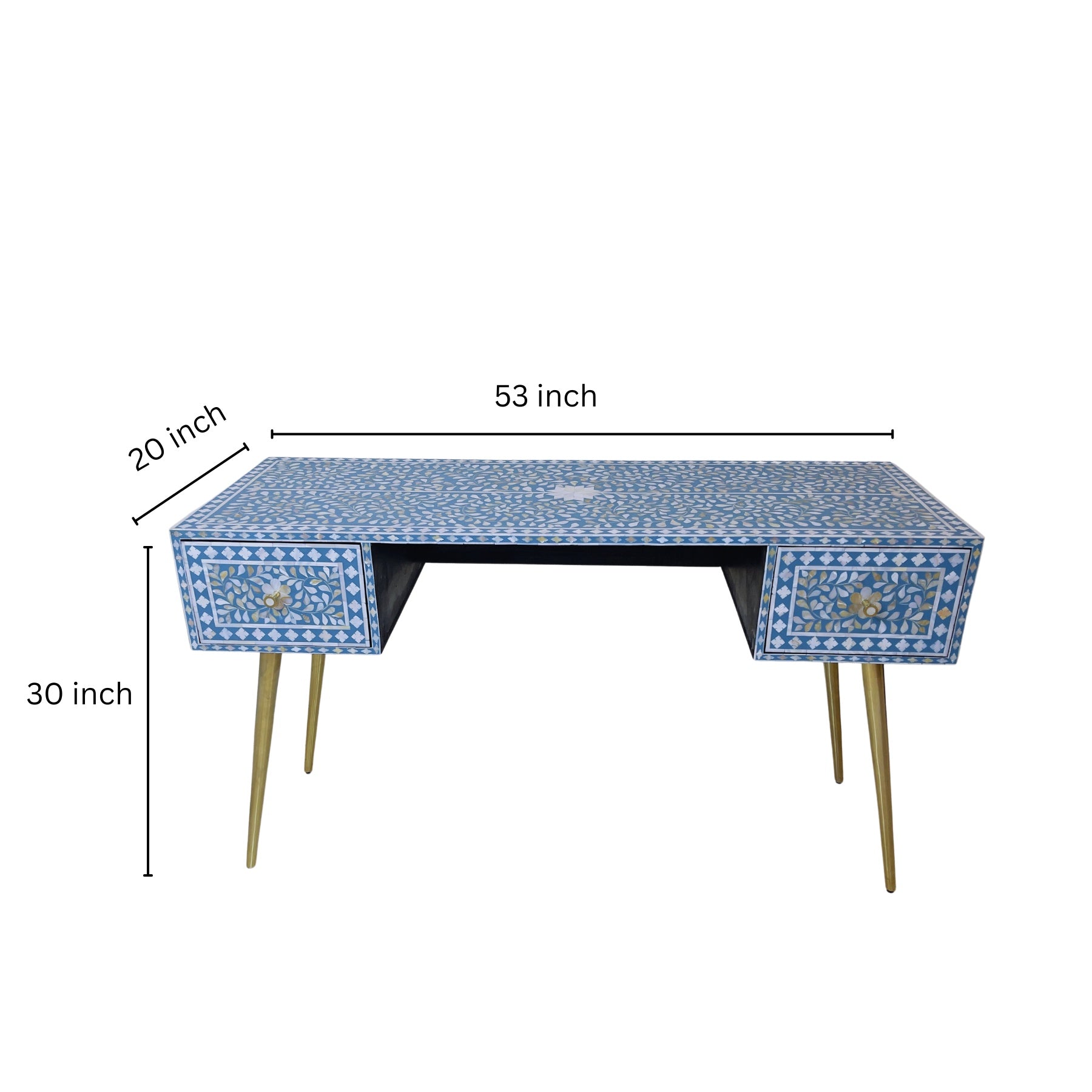 Inlay Study Desk - Cleo