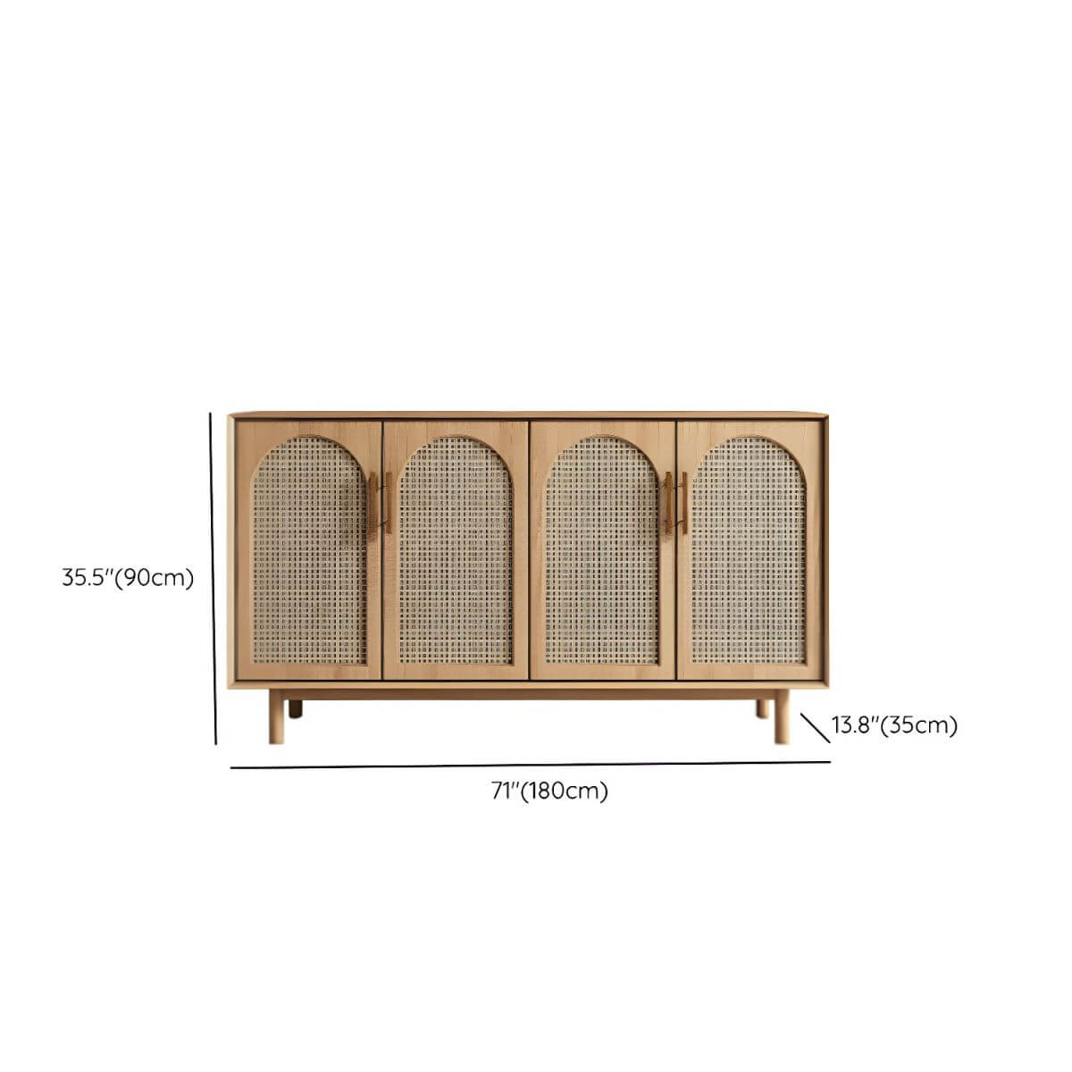 Artisan handcrafted Cabinet rattan luxury for a unique touch
