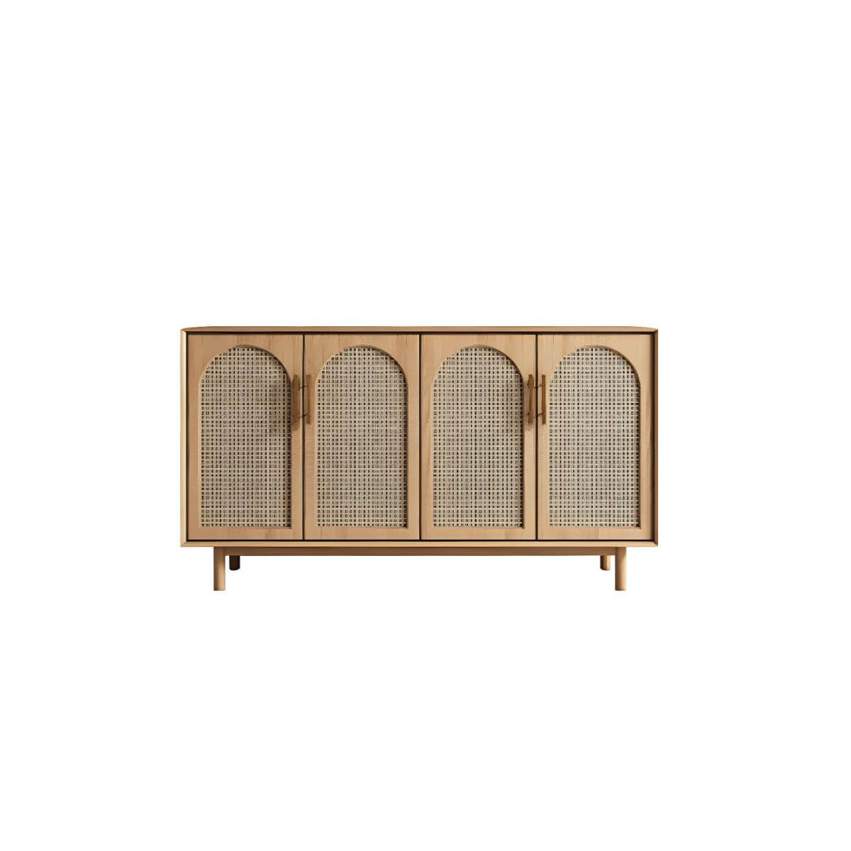 Classic Rattan Storage Cabinet