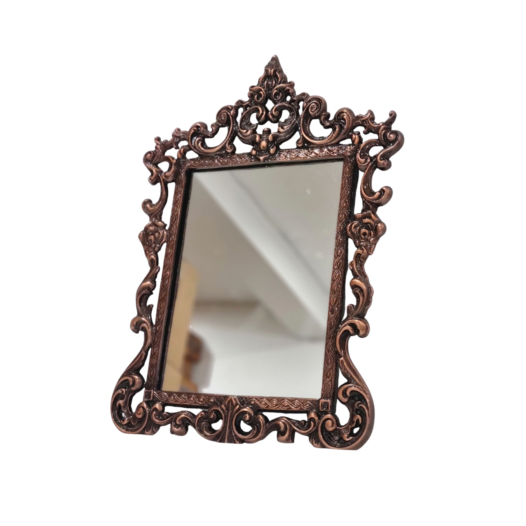 Classic Rectangle copper Glass Vintage Mirror	