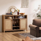 Chad Rattan Bar Cabinet cum Sideboard
