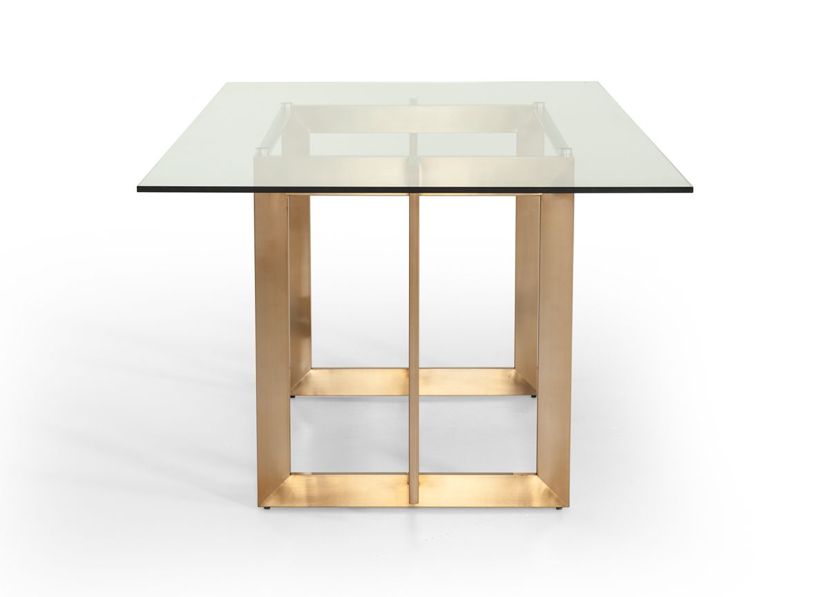 Compact Glass Dining Table for Smaller Spaces
