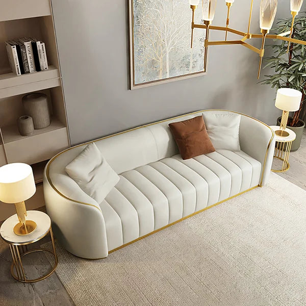Compact luxury loveseat sofa perfect for urban spaces
