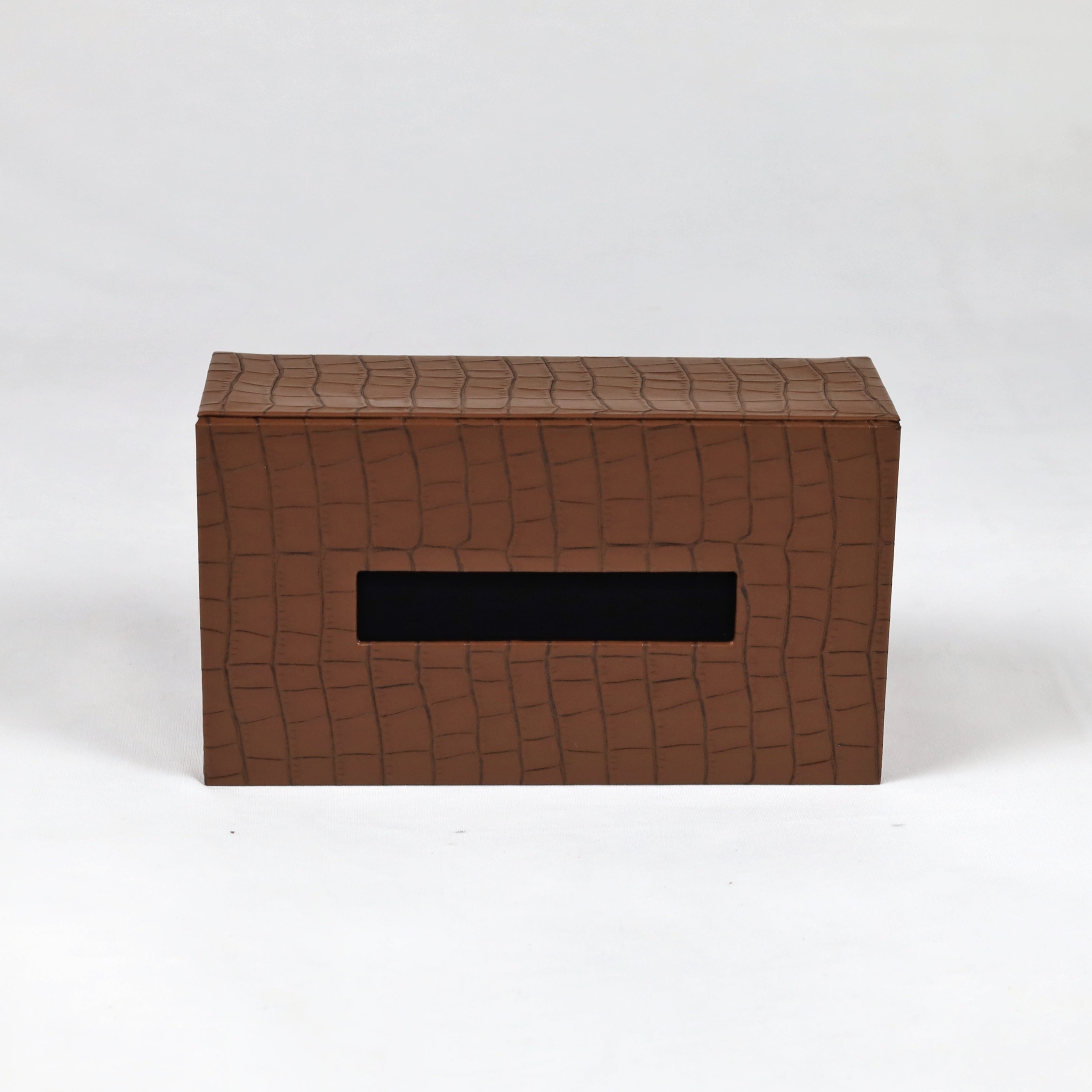 Decorative leather tissue box for living rooms
