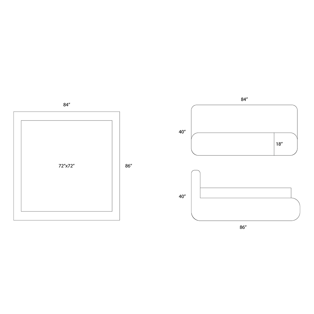 dimension for elara bed