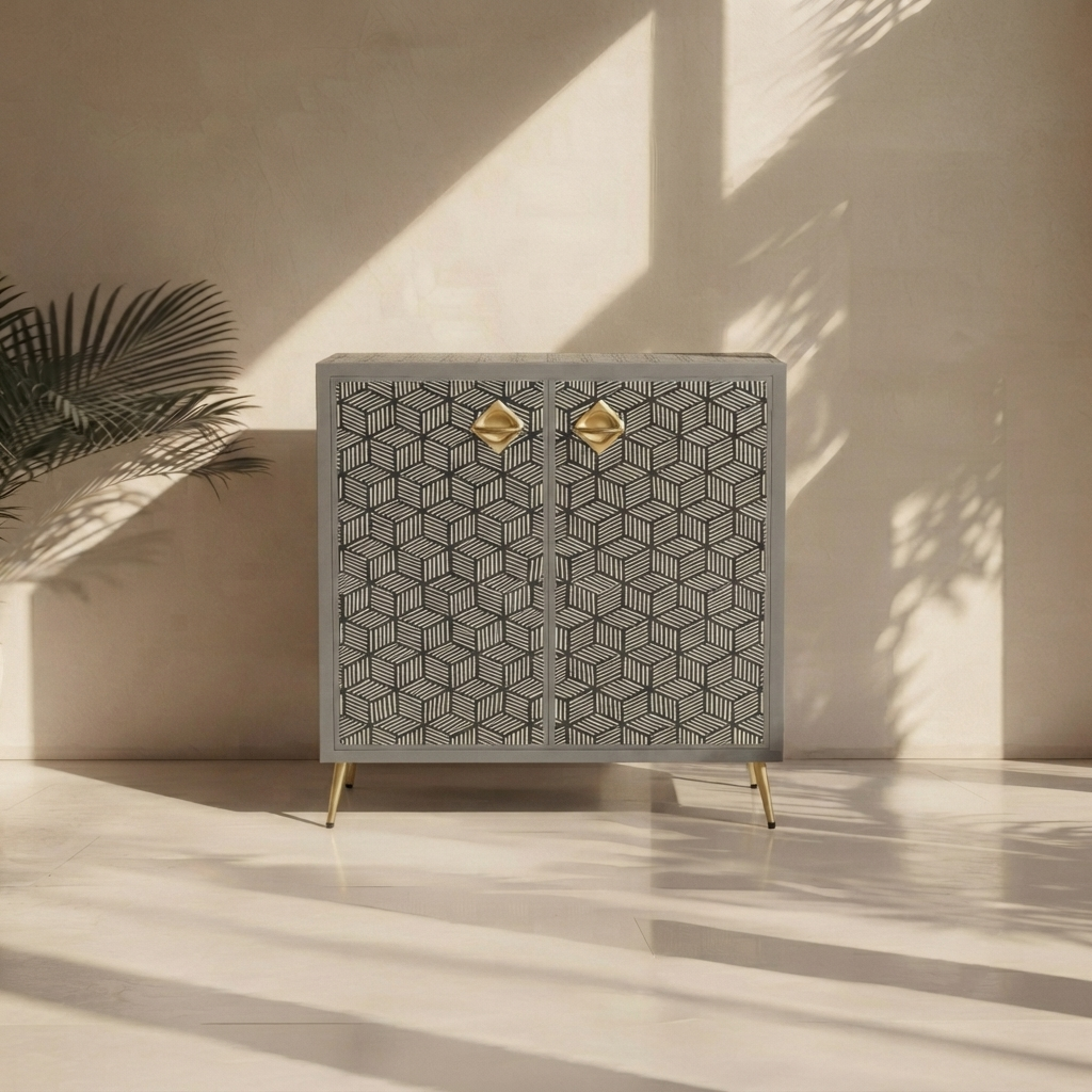 Inlay Storage Cabinet - Geo
