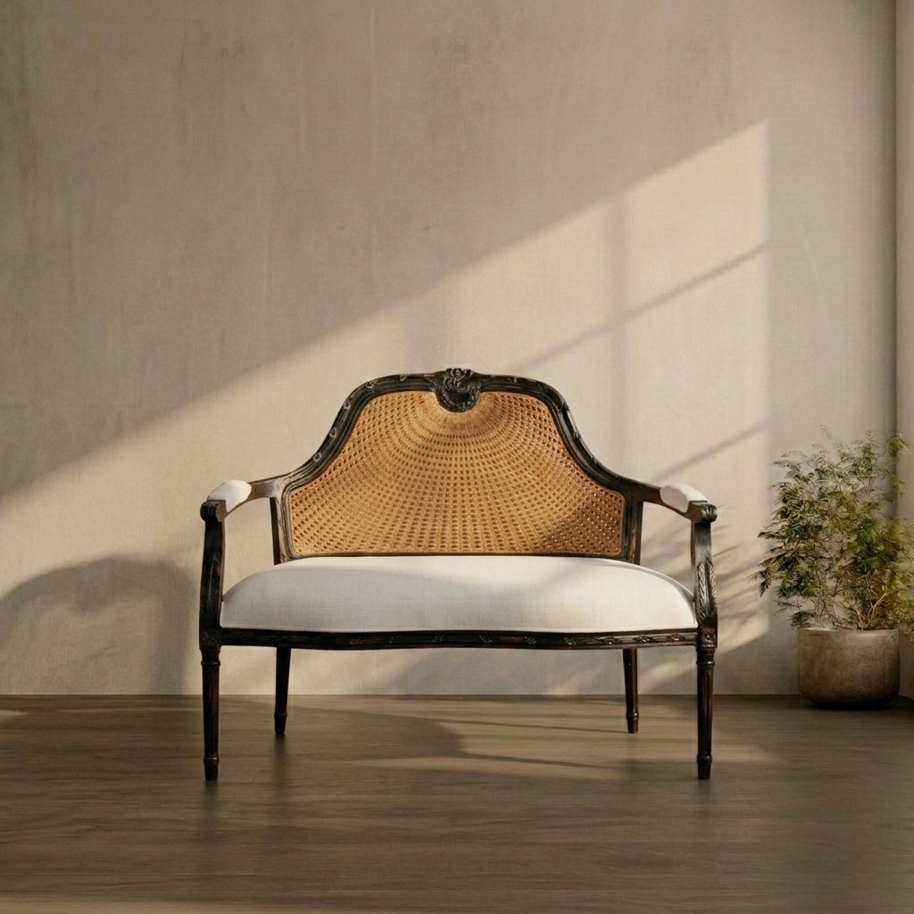 Mira Classic Rattan Sofa
