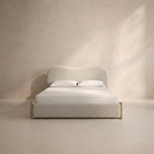 Rochelle Upholstered Bouclé Bed