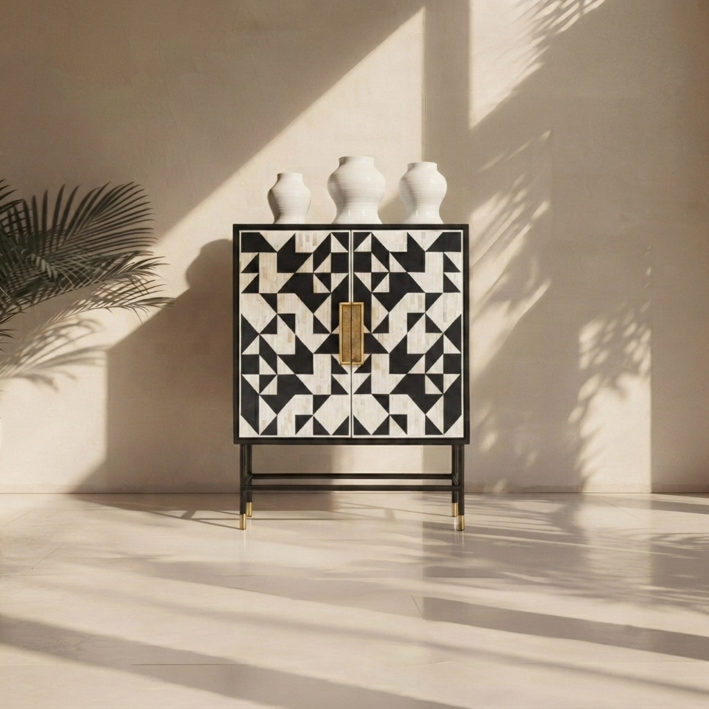 Inlay Storage Cabinet - Kingsley
