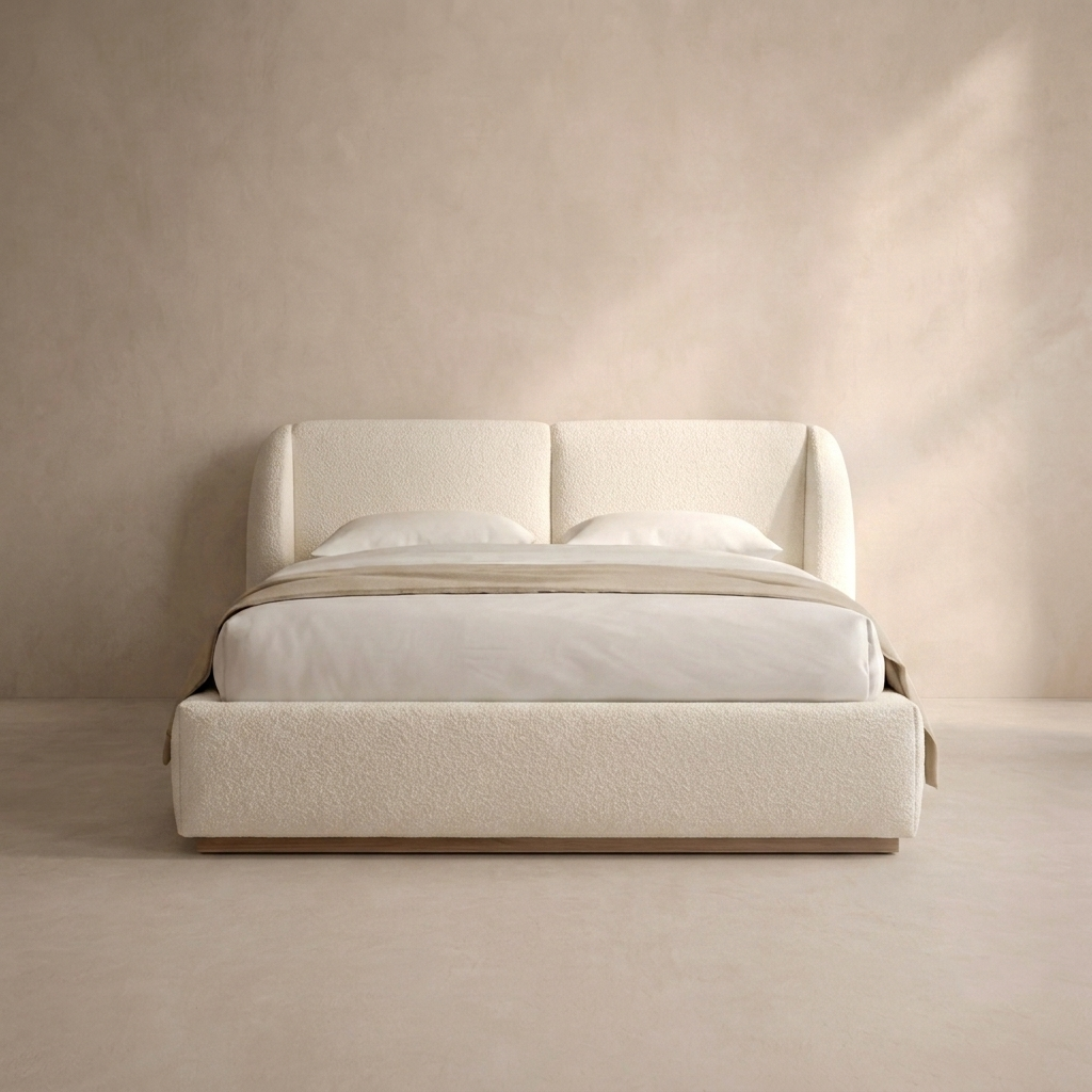The Elysian Boucle Bed