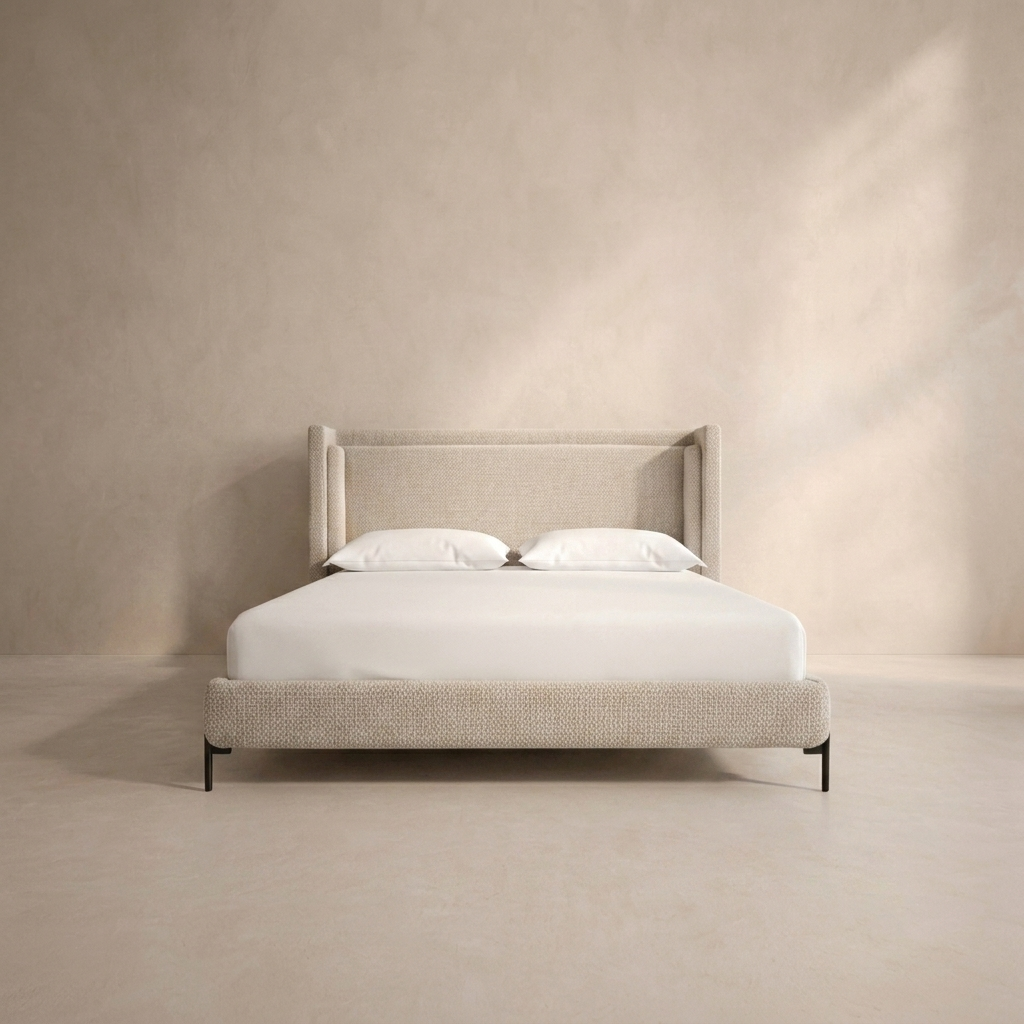 Lynton Upholstered Shelter-Style Bed