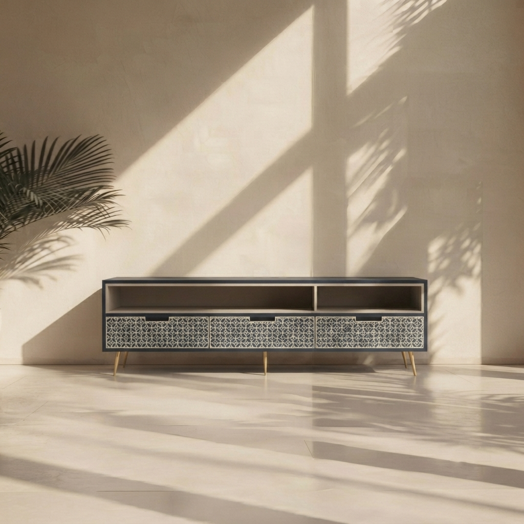 Inlay Media Unit - Geometric Floral