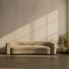 Curva Luxe Bouclé Sofa – 3 Seater