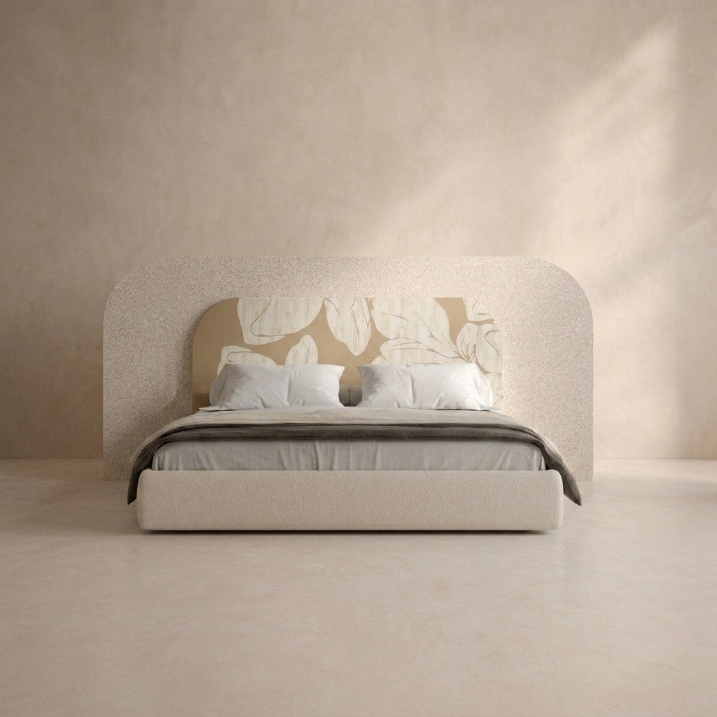 Aurora Inlay Upholstered Bed