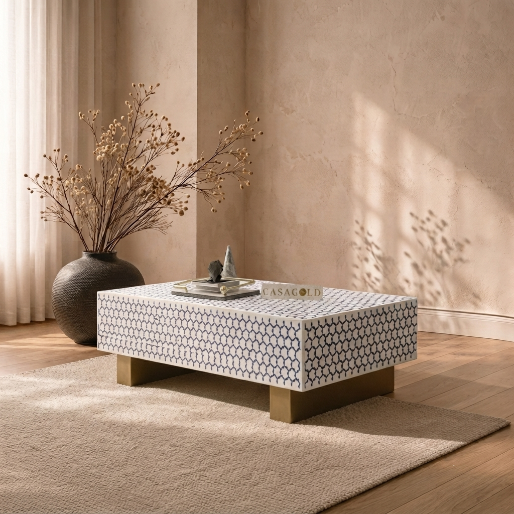 Inlay Luxom Rectangular Coffee Table - Targua