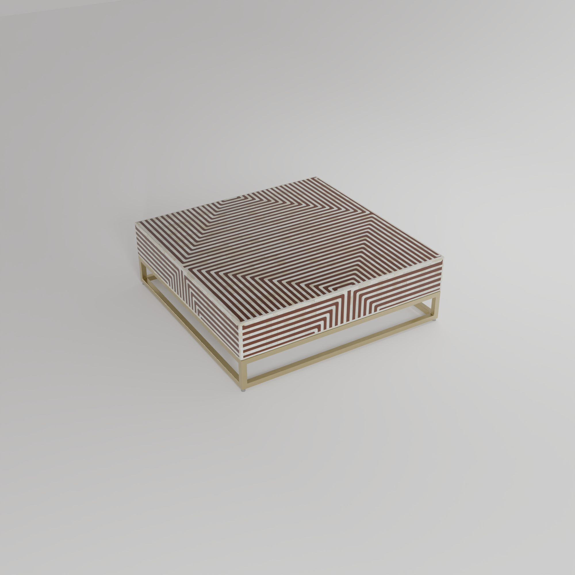 Harmony Inlay Square Coffee Table