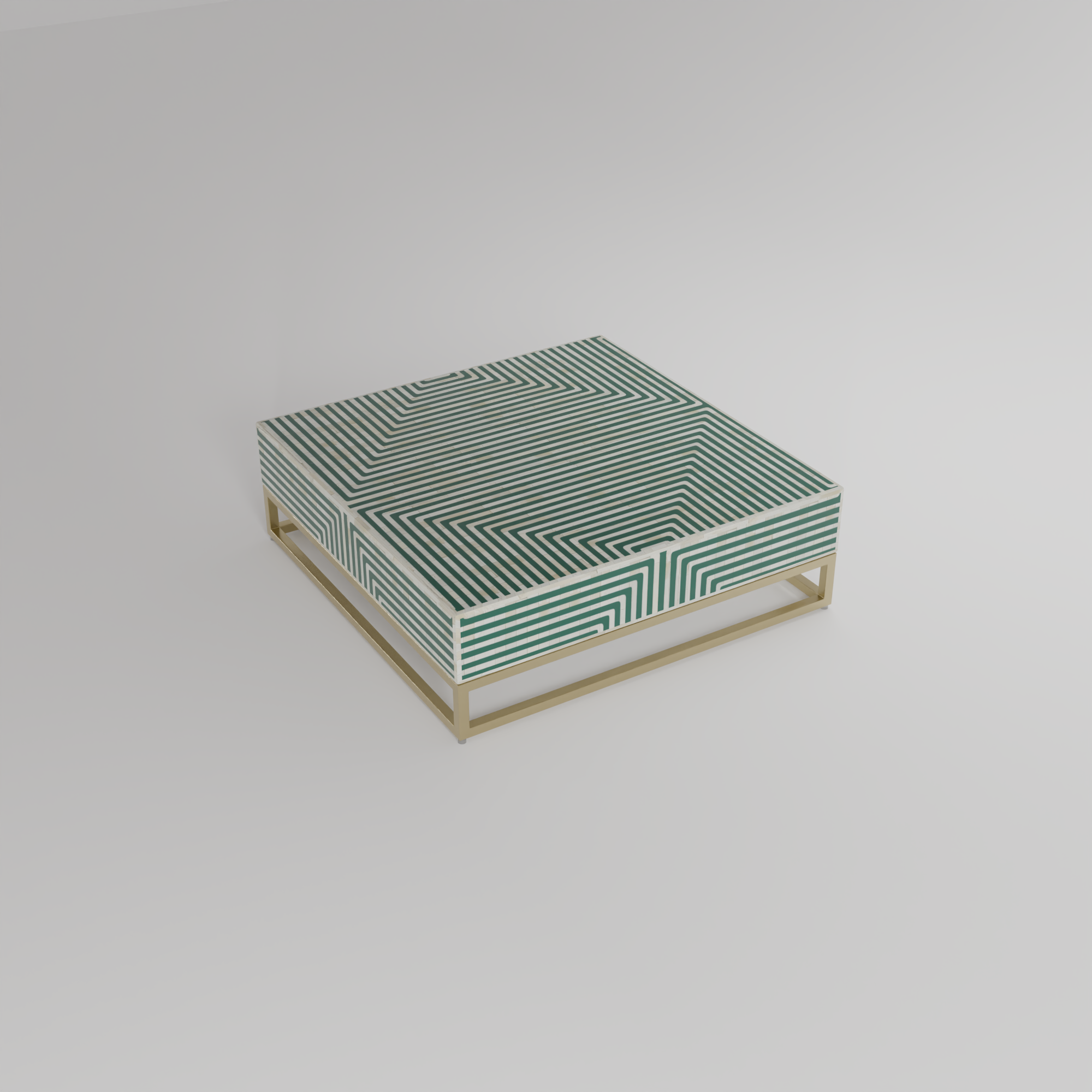 Harmony Inlay Square Coffee Table