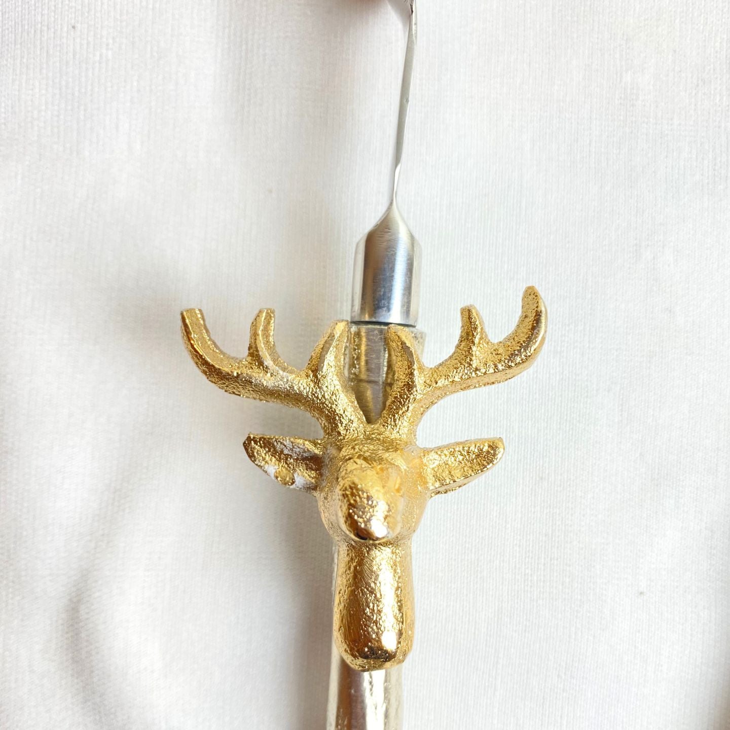 Premium handcrafted stag-themed ice tong
