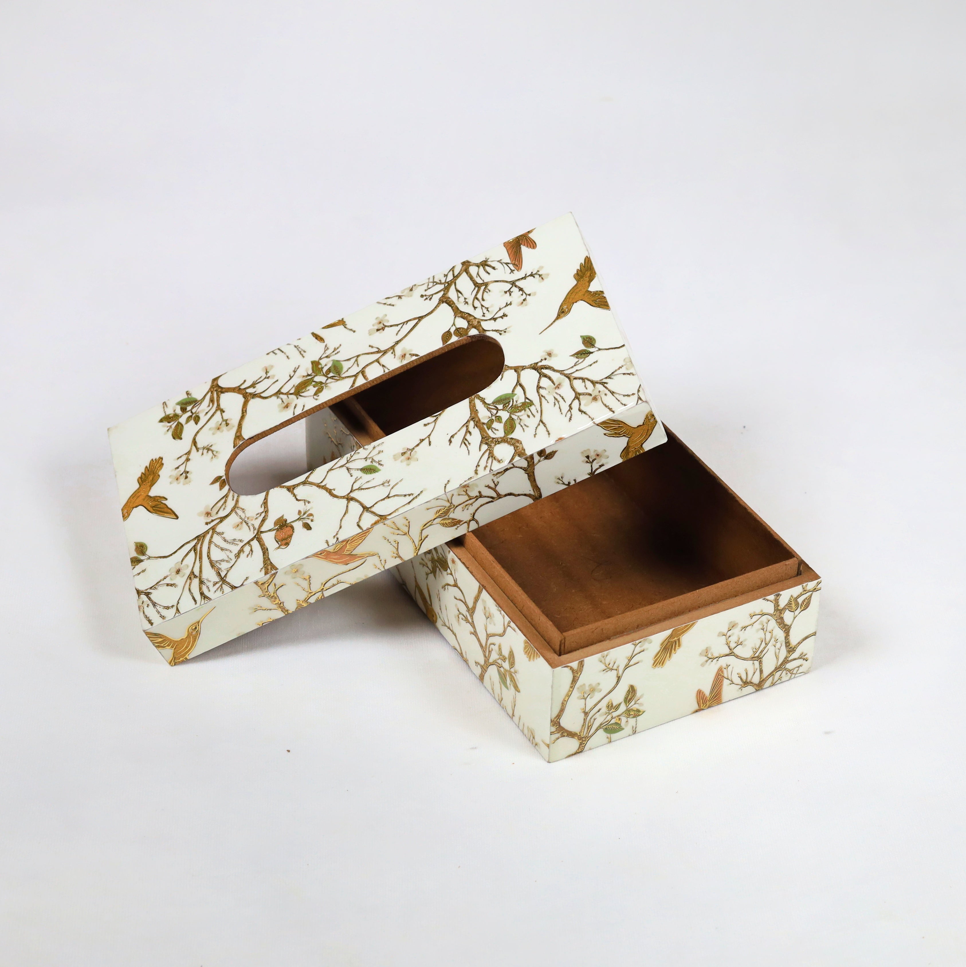 High-End Coaster with Tissue Organizer	