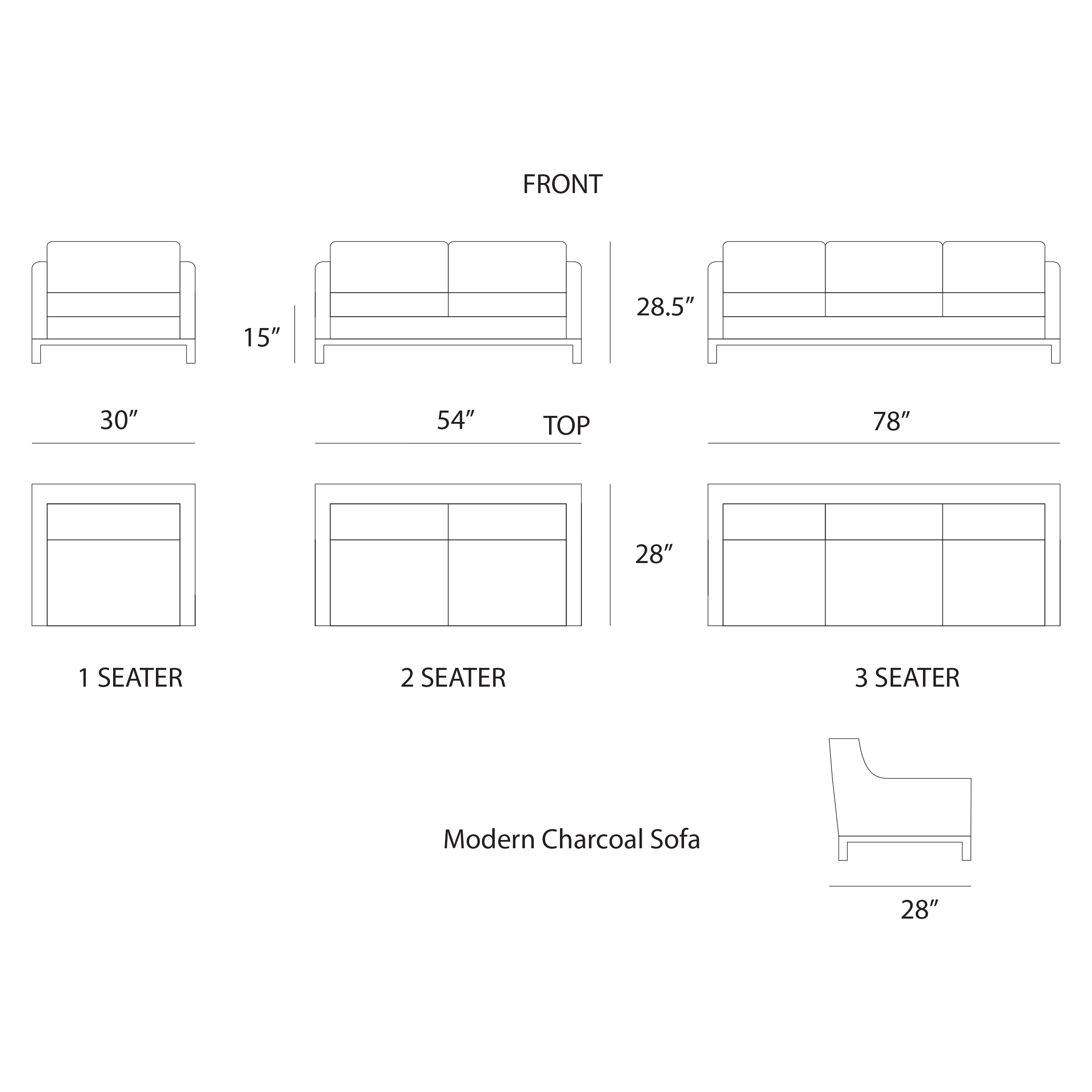 Italia Arm Sofa