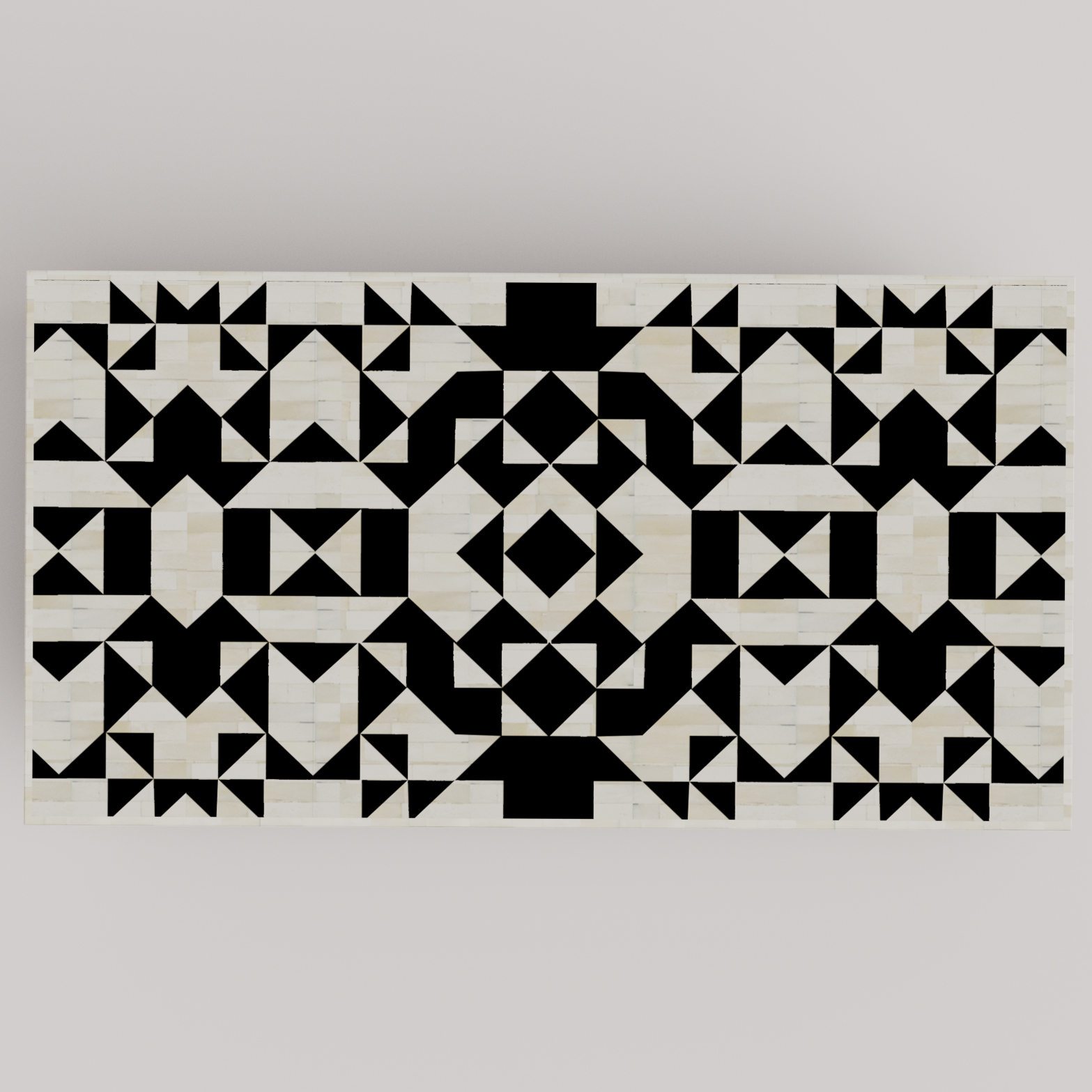 "Kingsley-patterned bone inlay rectangular coffee table for modern homes"