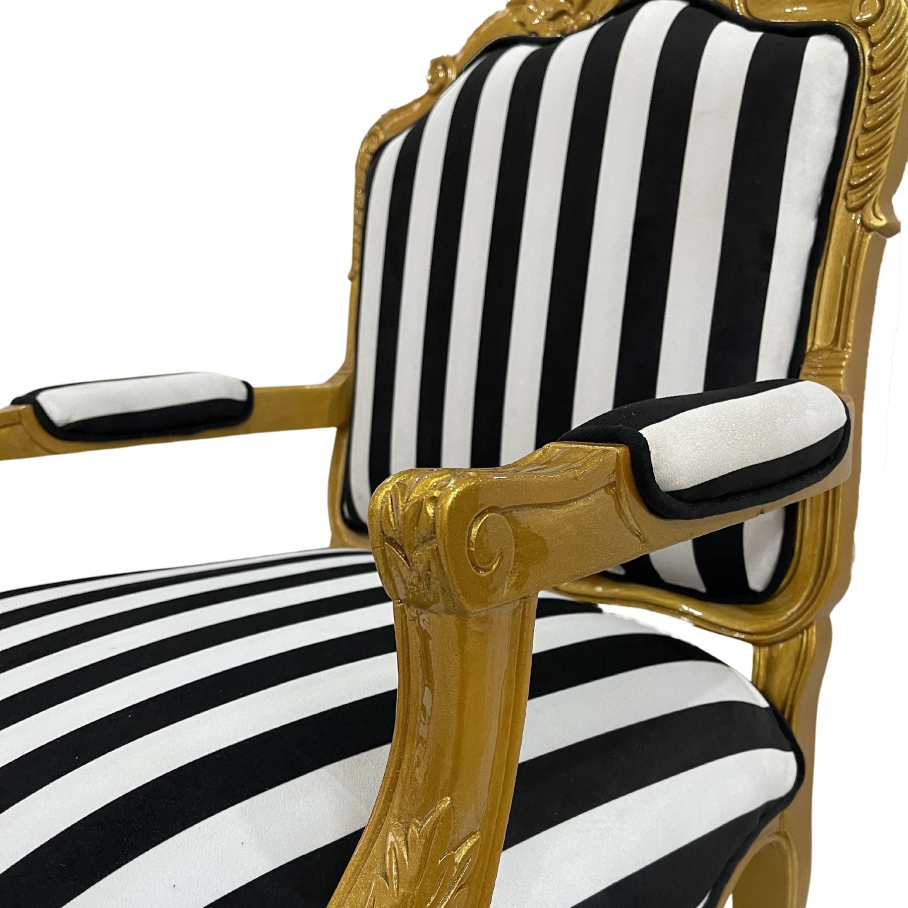 Luxury high-back chair for sophisticated interiors
