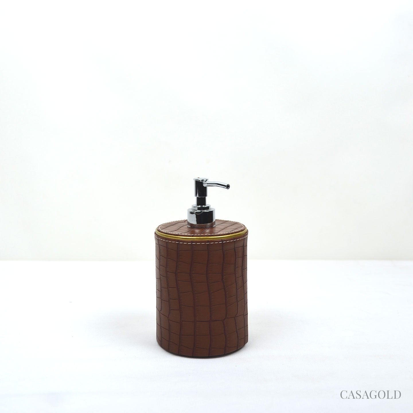 Minimalist Bathroom Accessories Set in Matte Brown 