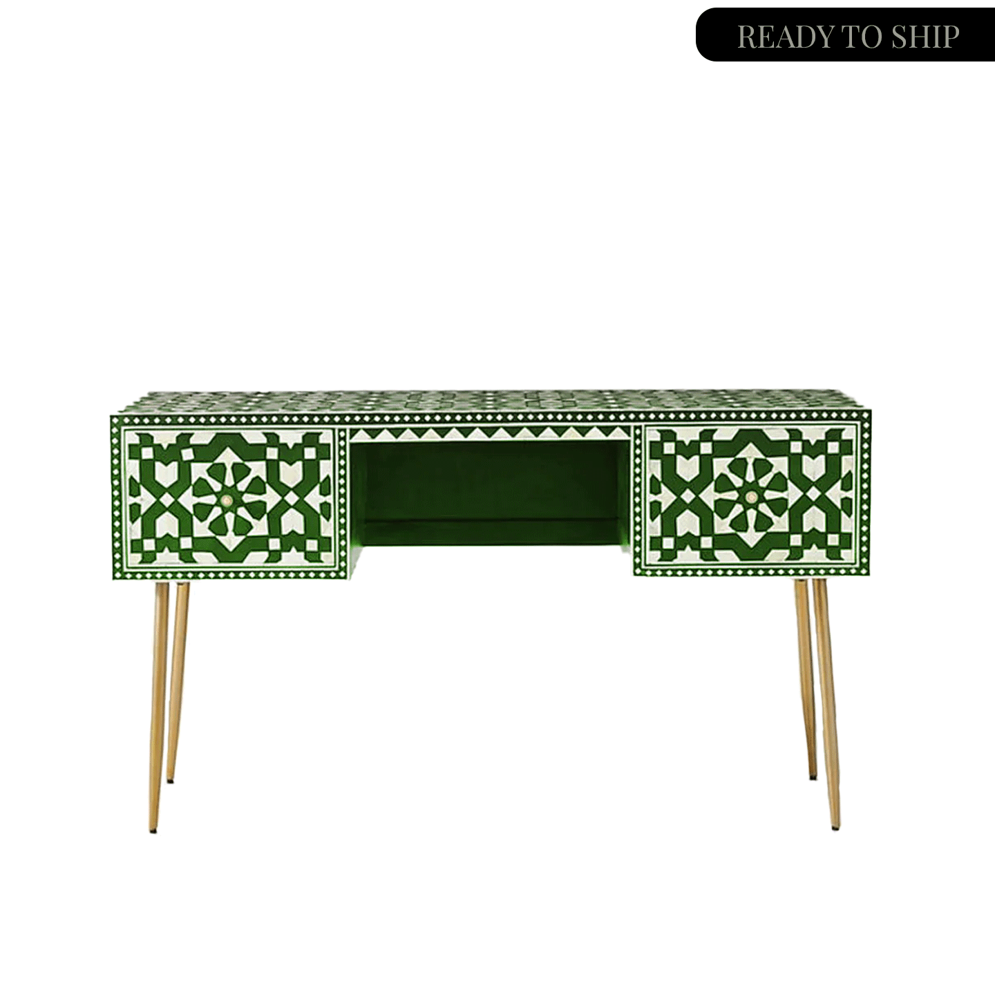 Moroccan Style Inlay Study Desk 