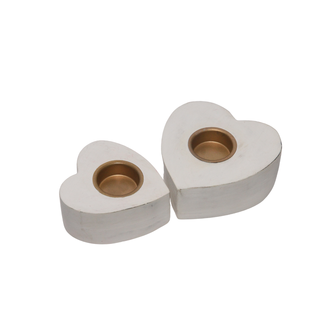 Heart Candle - Set of 2