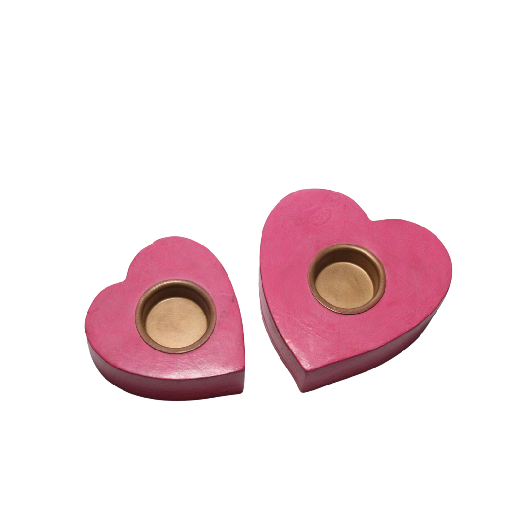 Heart Candle - Set of 2