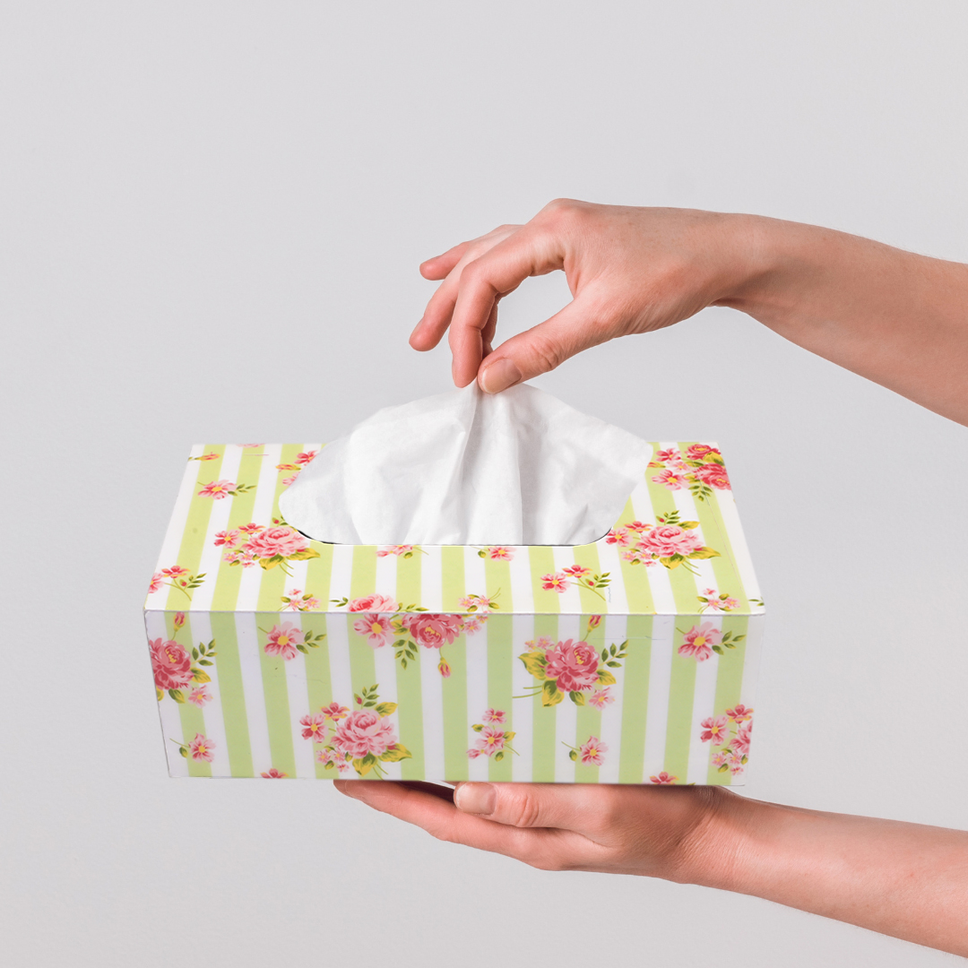 Premium tissue box with luxury design for decor
