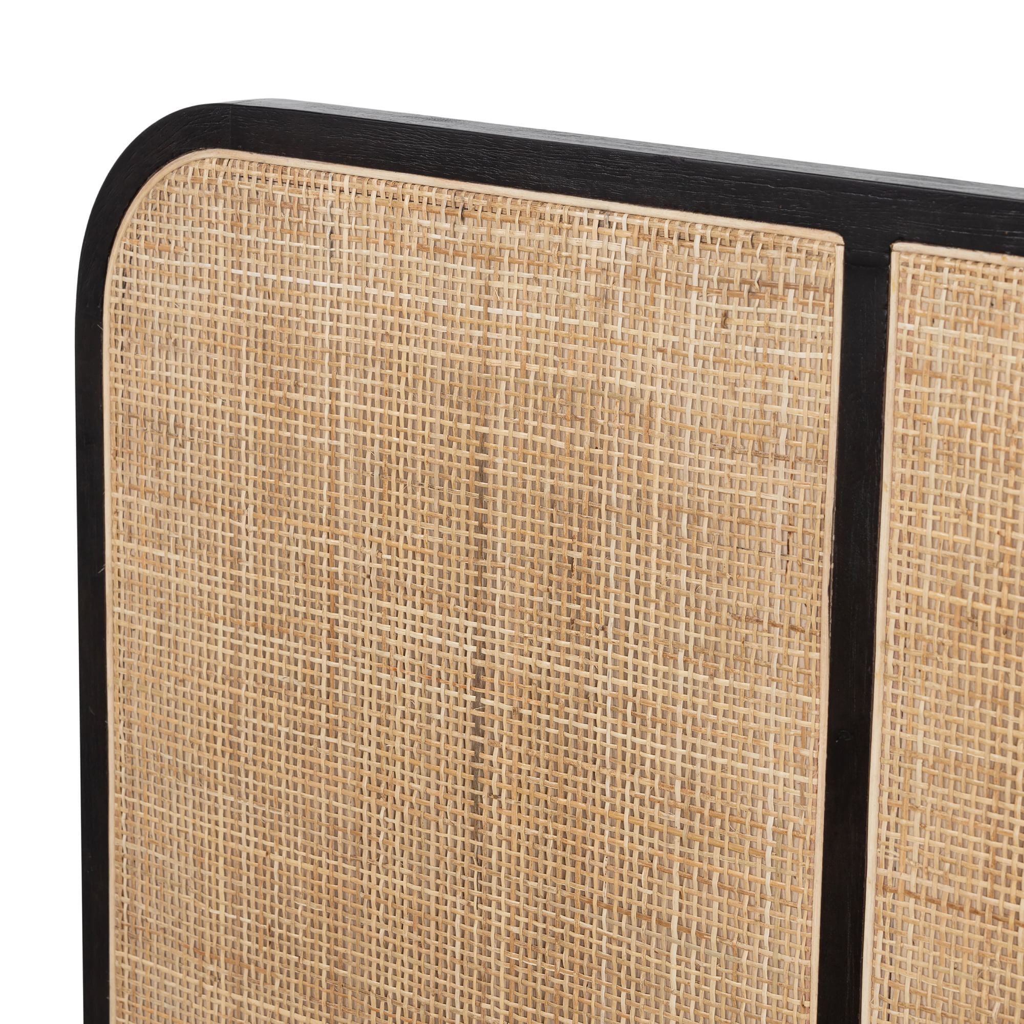 Sturdy wooden wings bed frame for modern decor