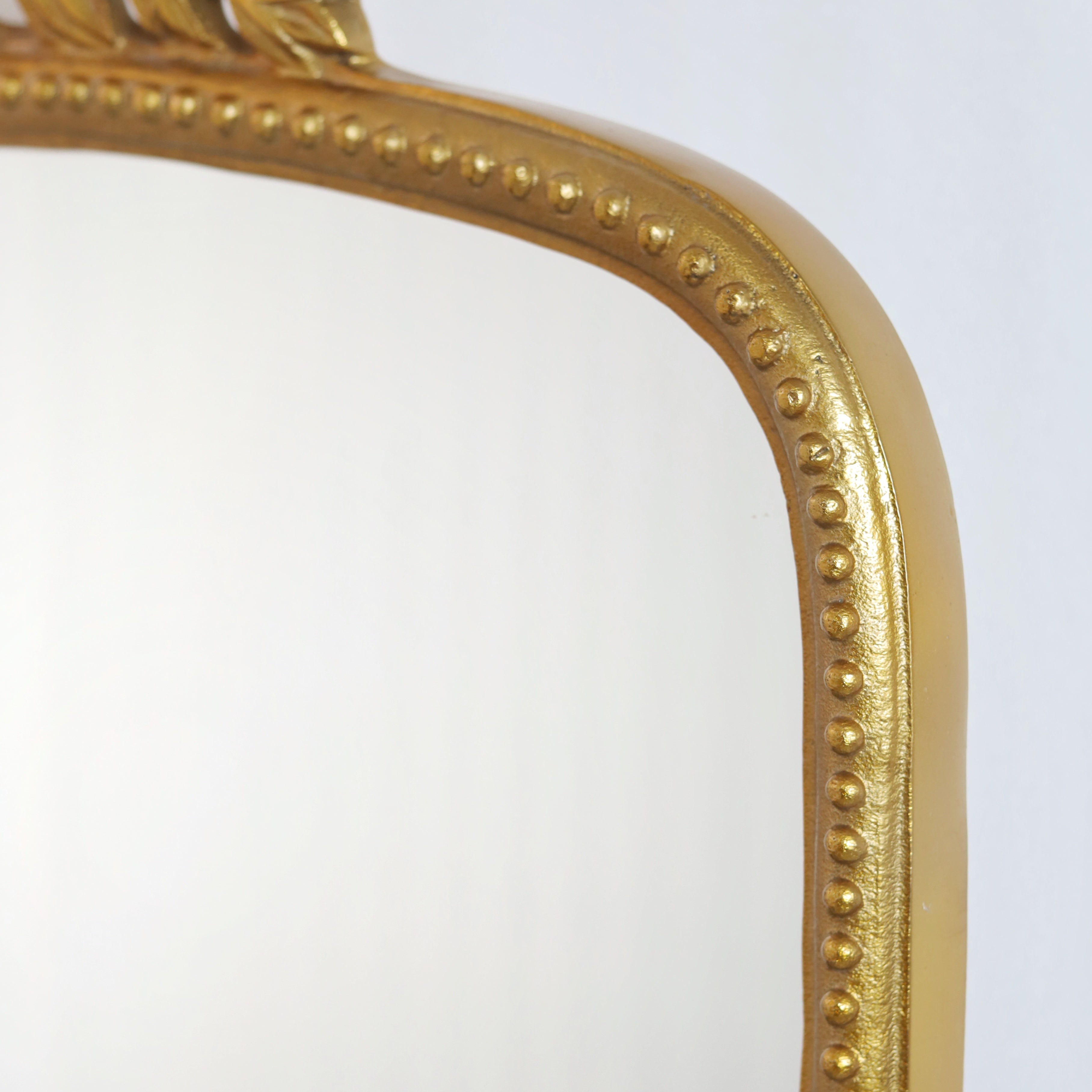 Rectangle Small Vintage Gold Frame Glass Mirror	