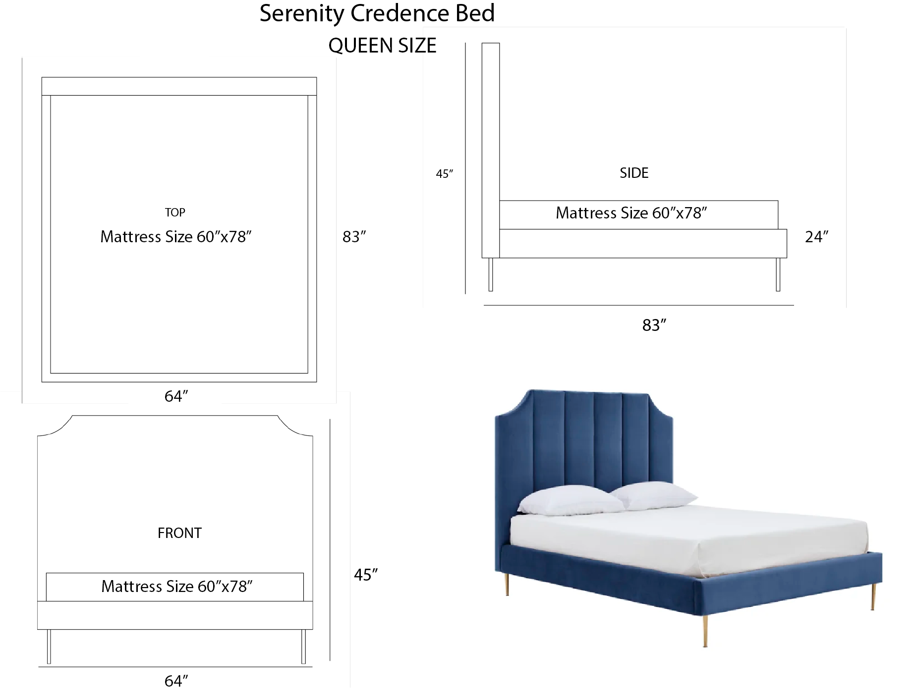 Serenity Credence Bed