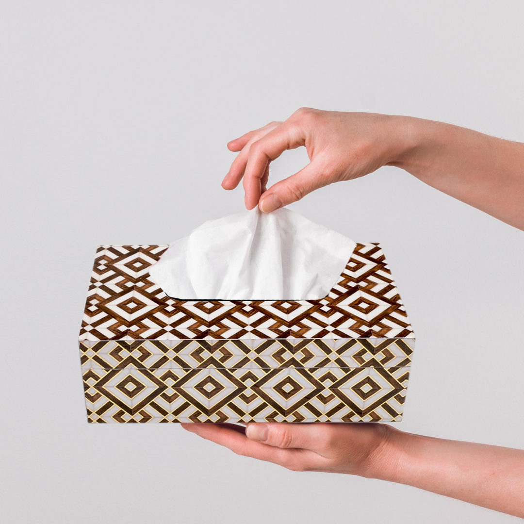 Simple tissue box for minimalist living spaces

