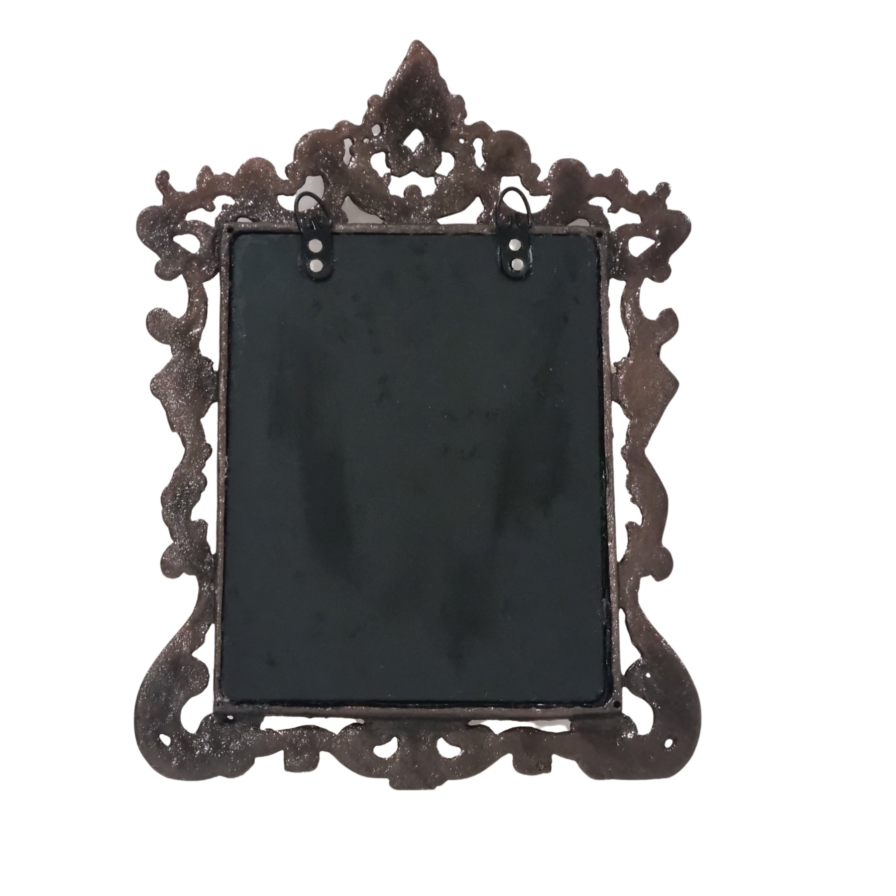 Small copper Frame Glass Vintage Mirror	