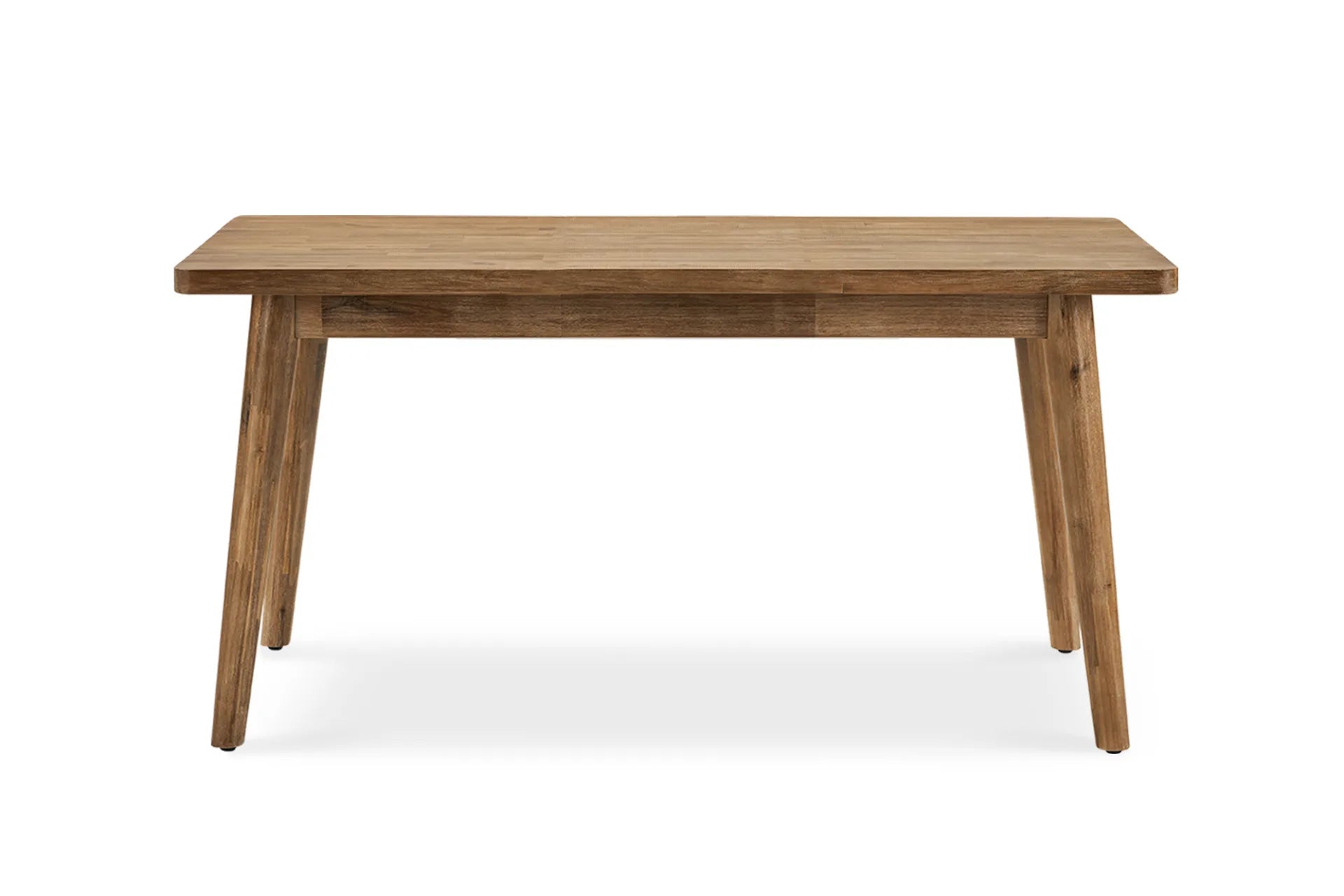 Solid Oak Dining Table with Distressed Finish	