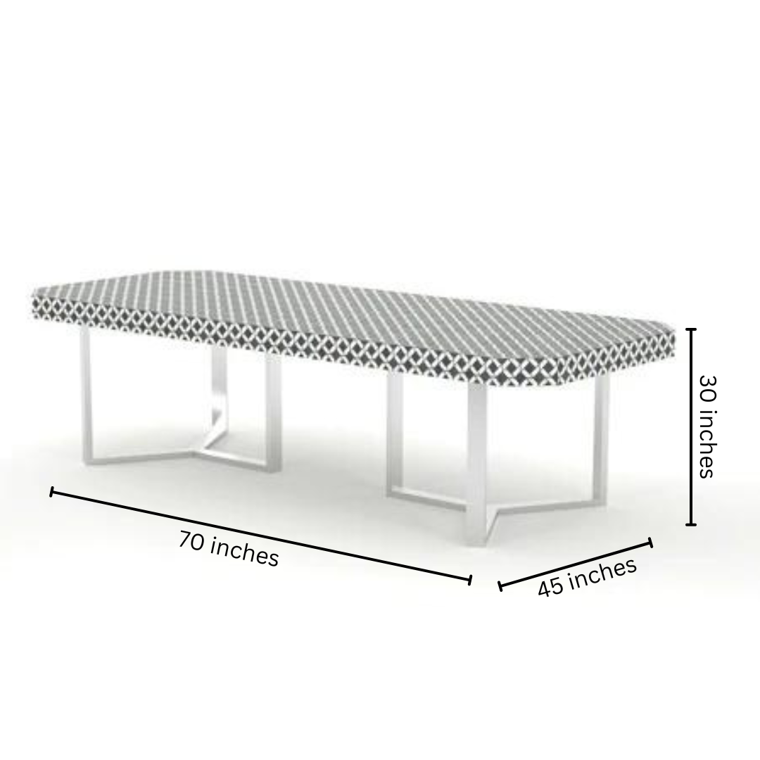 Solid Walnut Wood Dining Table with a Sleek Modern Finish
