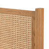 Libra Teak Wood Rattan Bed