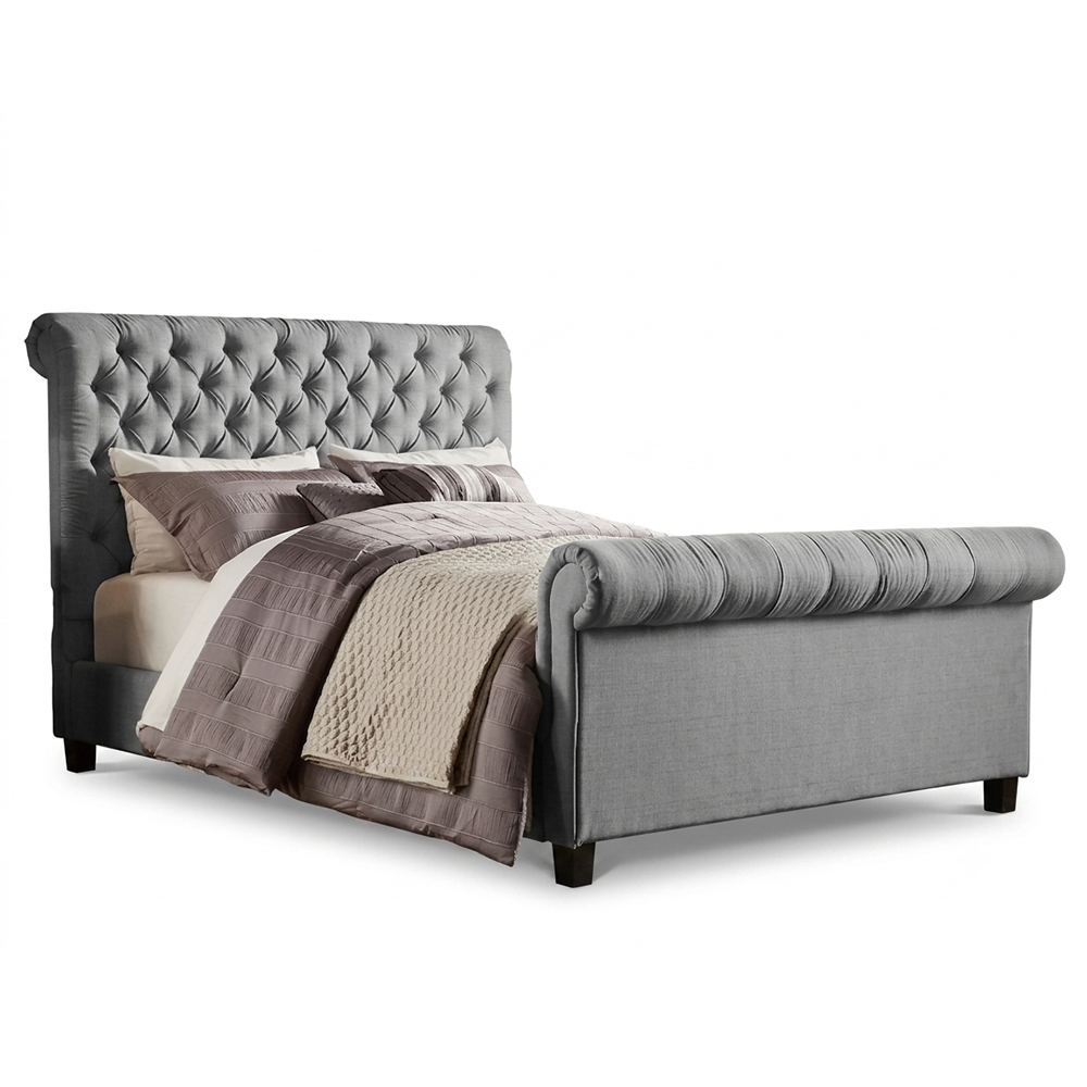Slovek Ottoman Velvet Bed