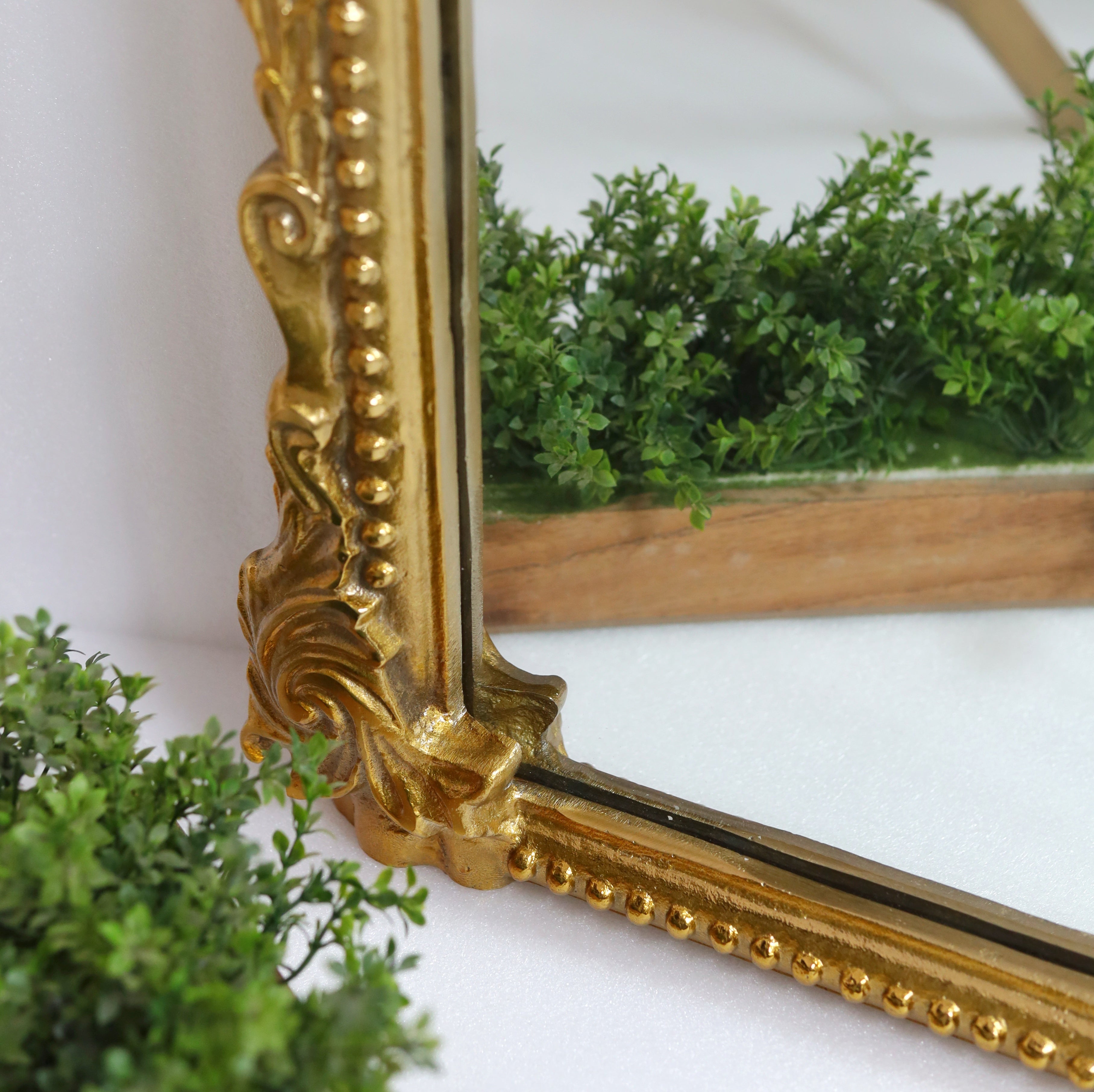 Vinatge Minimalist Antique square glass mirror for wall decor