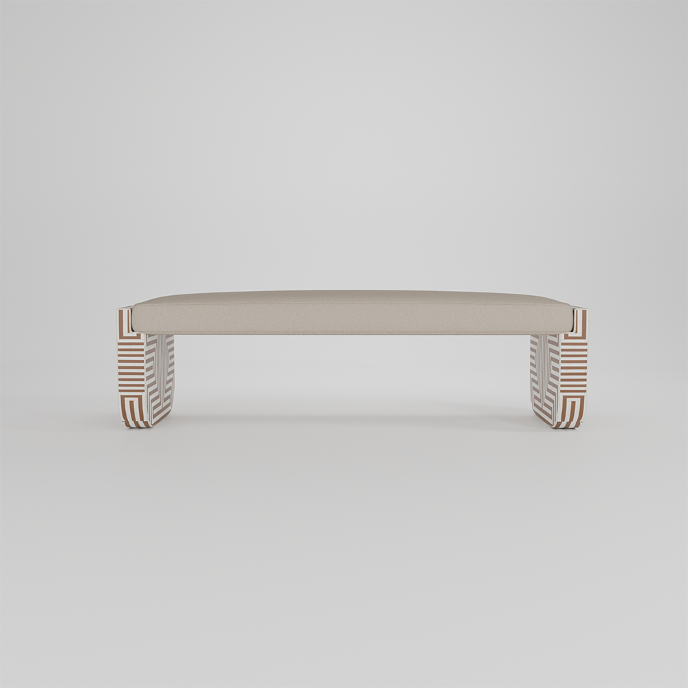 A regal accent piece handcrafted to elevate modern interiors.