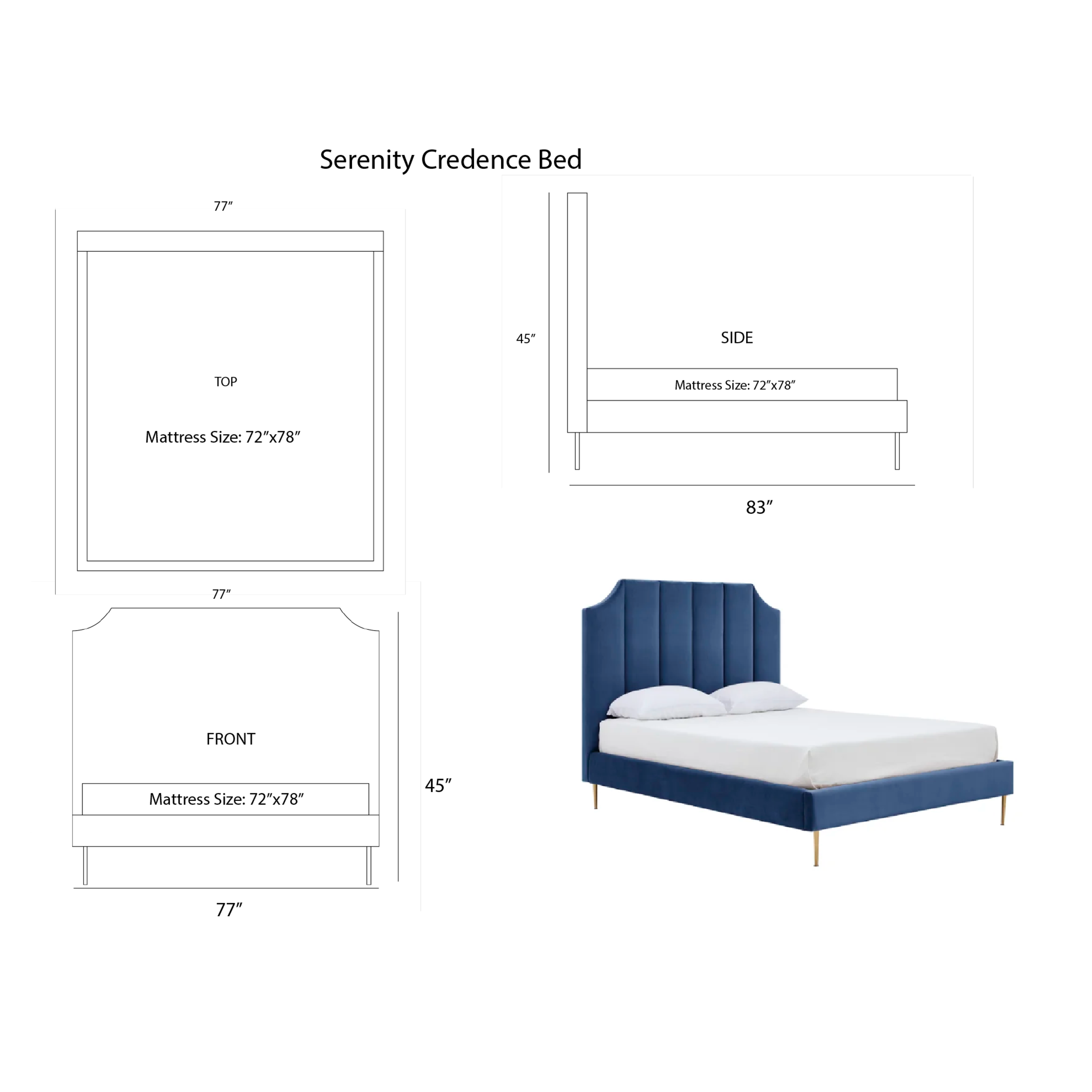 Serenity Credence Bed