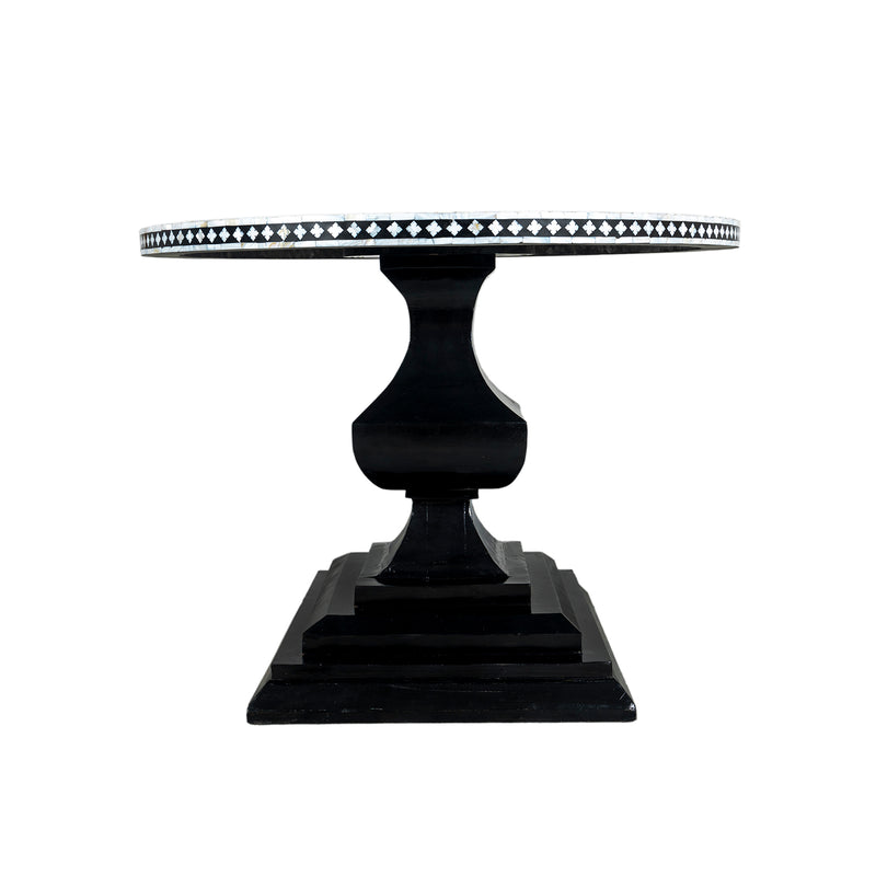 Vortex Inlay High Table - Black
