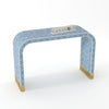Inlay Geometric Stripes Console Table