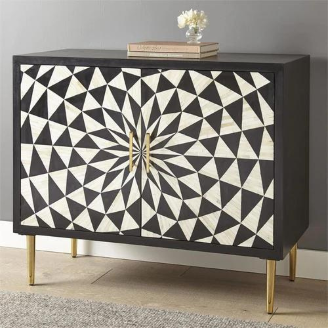 Miraya Inlay Sideboard - Black