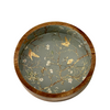 Wooden Serving Bowl - Golden Bird