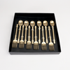 12 Pc Cutlery Set in Antique Finish